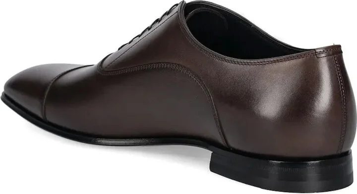 Leather Lace-Up Oxford Shoes - Image 4
