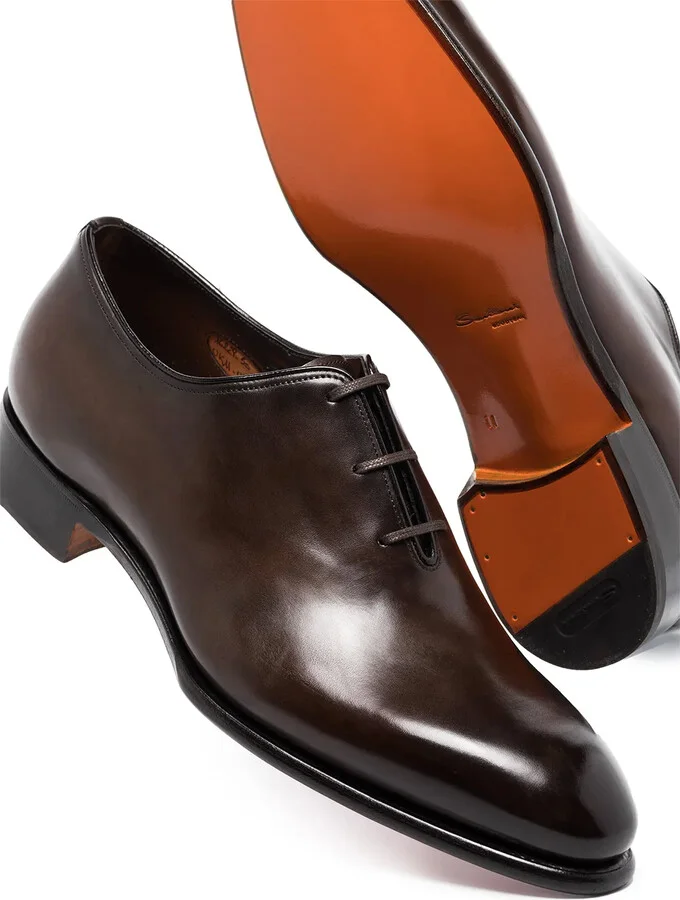 leather lace-up Oxford shoes - Image 2
