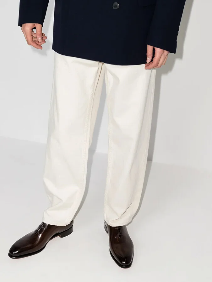 leather lace-up Oxford shoes - Image 3