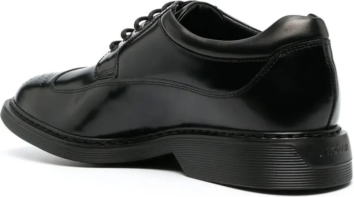 leather lace-up Oxford shoes - Image 3