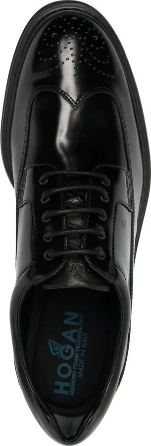 leather lace-up Oxford shoes - Image 4