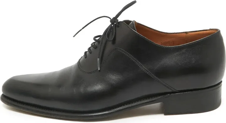 leather lace-up Oxford shoes