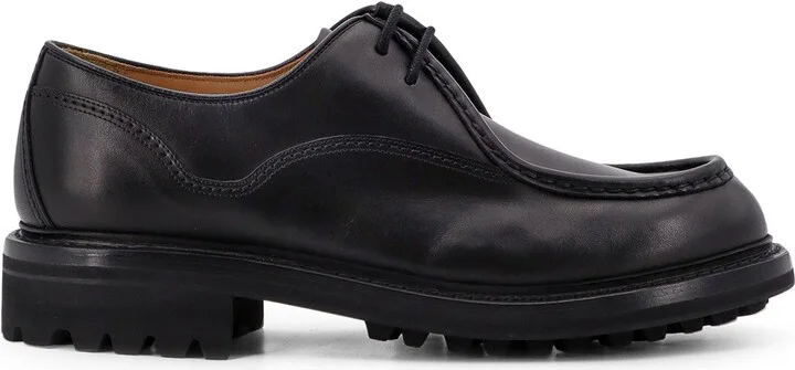 Leather Lace-Up Shoe