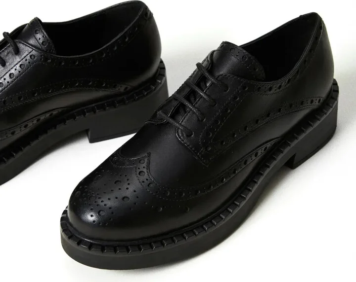 Leather Lace-Up Shoes - Image 2