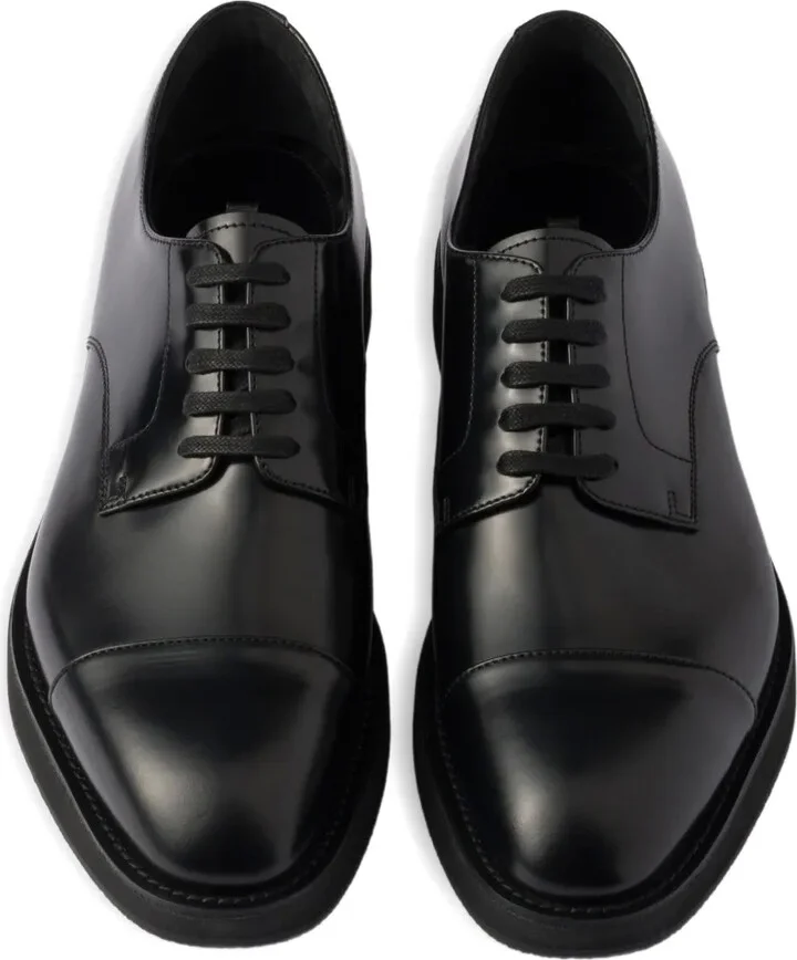 Leather Lace-Up Shoes - Image 4
