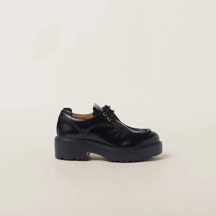 Leather lace-up shoes - Image 2