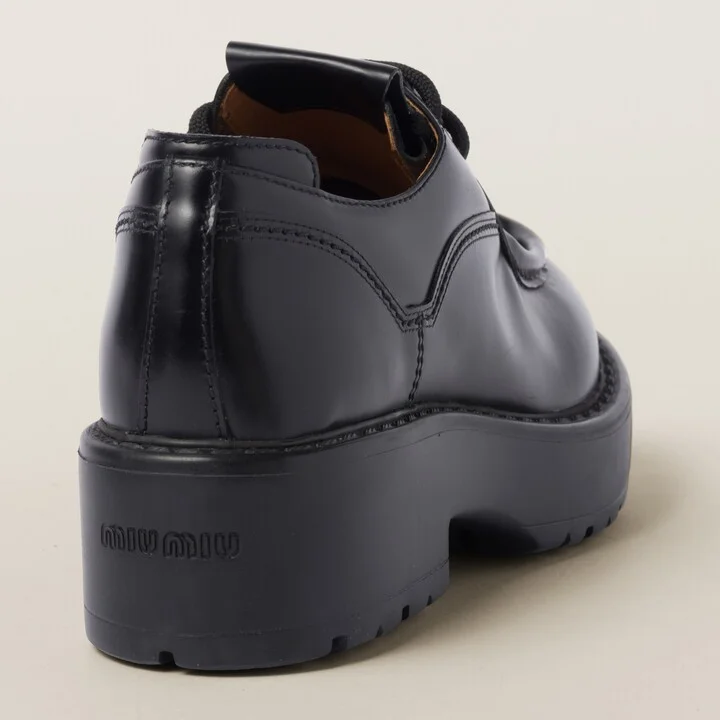 Leather lace-up shoes - Image 3