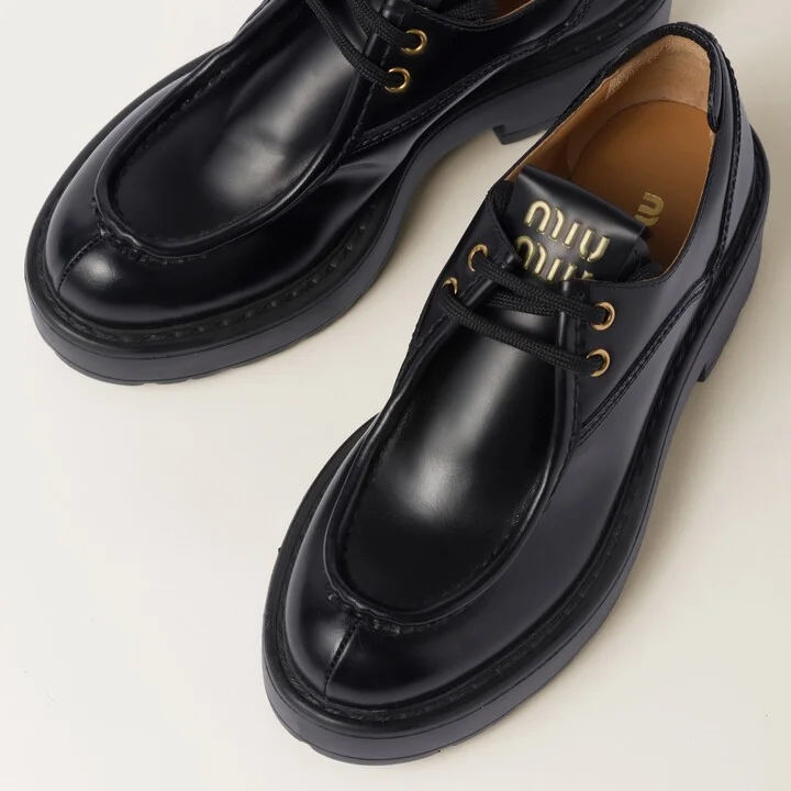 Leather lace-up shoes - Image 4