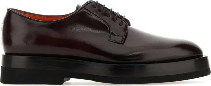 Leather Lace-Up Shoes