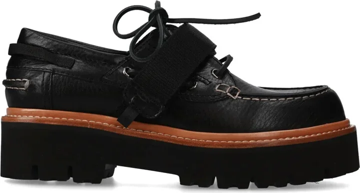 Leather Lace-Up Shoes