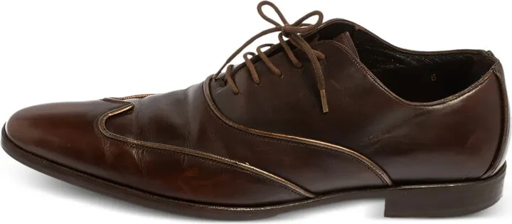 Leather Lace-Up Shoes