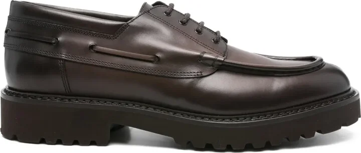 Leather Lace-Up Shoes