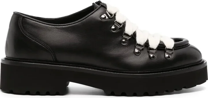 Leather Lace-Up Shoes