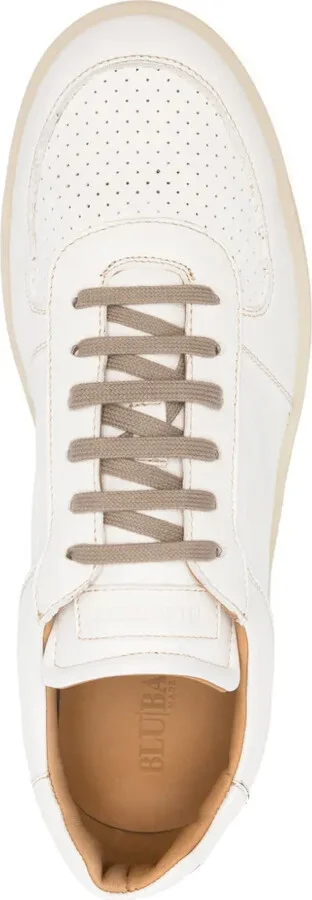 Leather Lace-Up Sneakers - Image 4