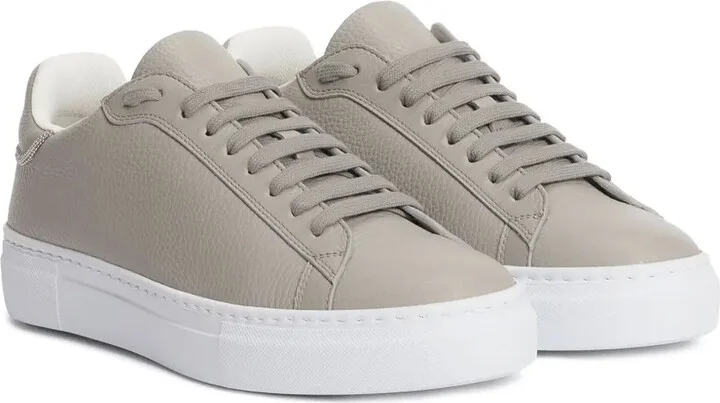 Leather Lace-Up Sneakers - Image 2