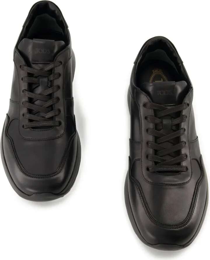Leather Lace-Up Sneakers - Image 4