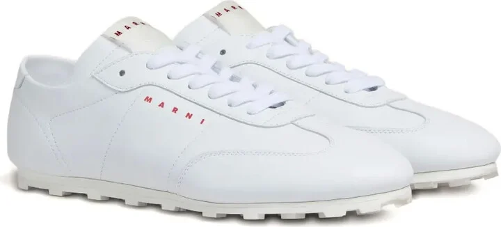 Leather Lace-Up Sneakers - Image 2