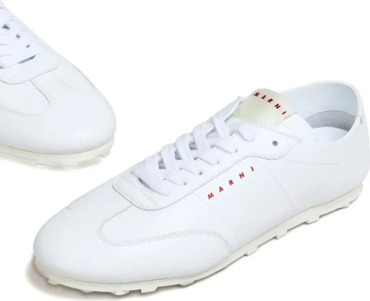 Leather Lace-Up Sneakers - Image 4