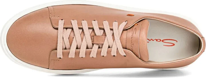 Leather Lace-Up Sneakers - Image 4