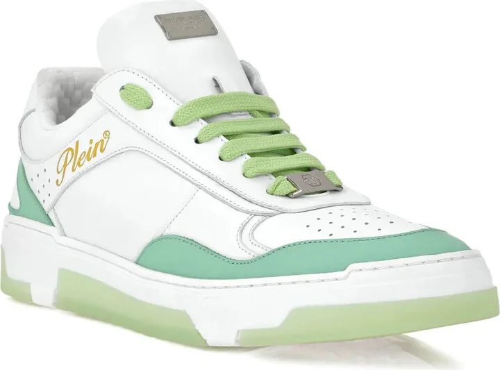 Leather Lace-Up Sneakers - Image 2