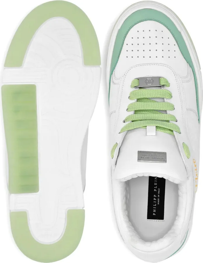 Leather Lace-Up Sneakers - Image 3