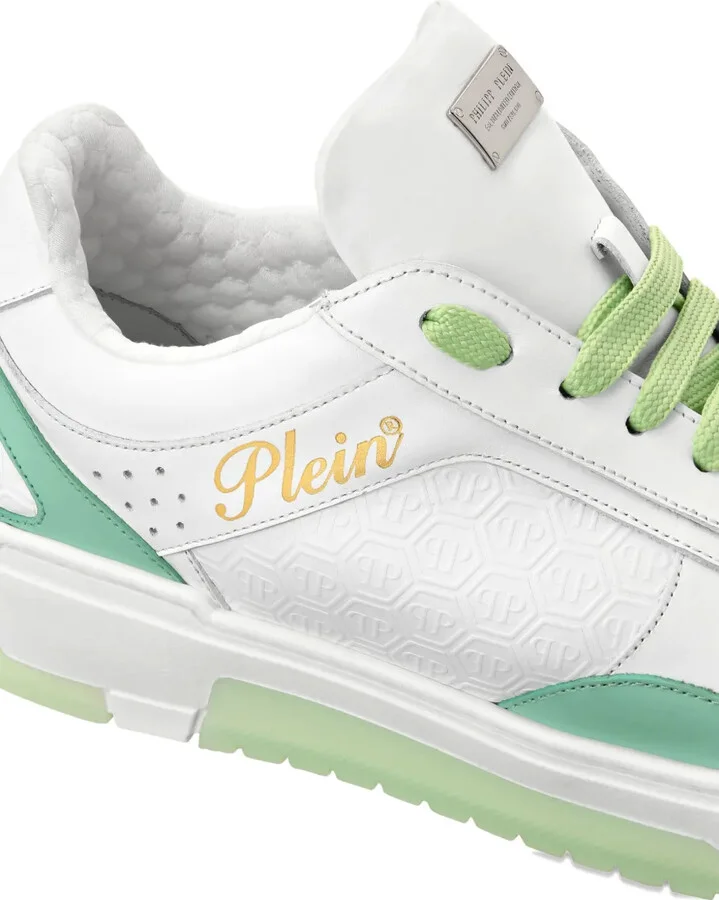 Leather Lace-Up Sneakers - Image 4