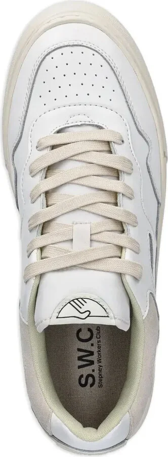 Leather Lace-Up Sneakers - Image 3