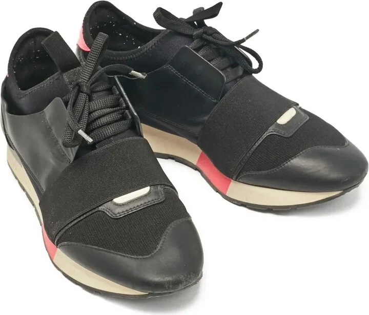 Leather Lace-Up Sneakers - Image 2