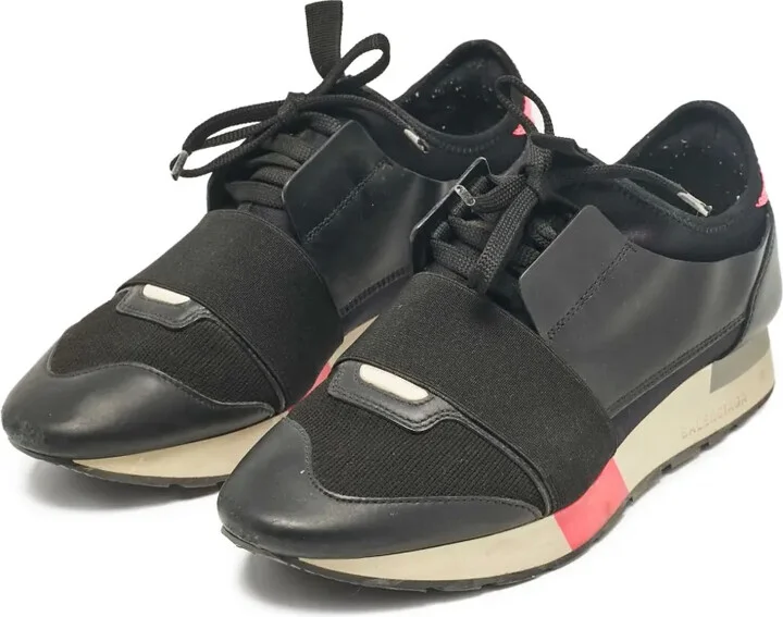 Leather Lace-Up Sneakers - Image 4
