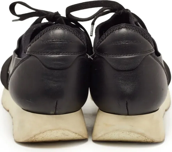 Leather Lace-Up Sneakers - Image 3