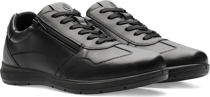 Leather Lace-Up Sneakers - Image 2
