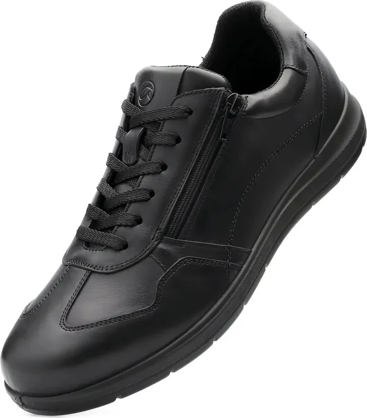 Leather Lace-Up Sneakers - Image 5