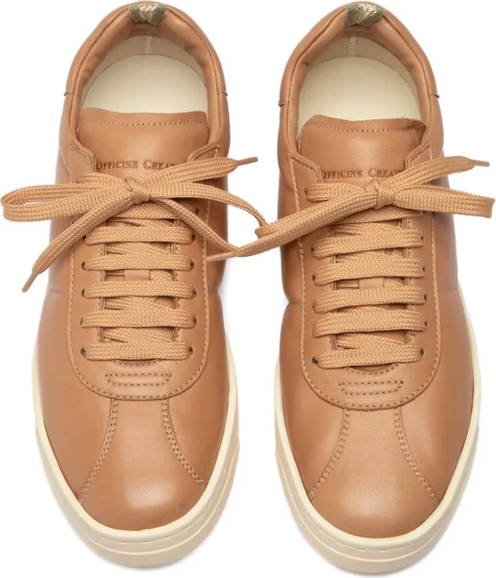 Leather Lace-Up Sneakers - Image 3