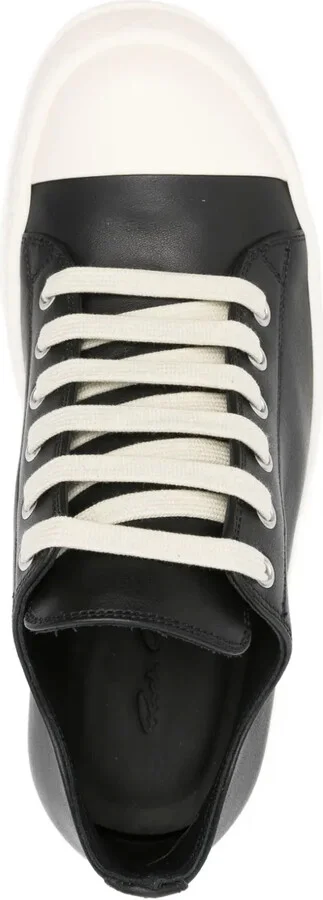 Leather Lace-Up Sneakers - Image 4
