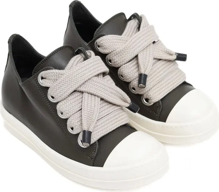 Leather Lace-Up Sneakers - Image 2