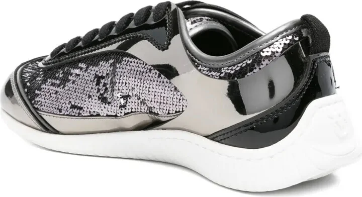 Leather Lace-Up Sneakers - Image 3