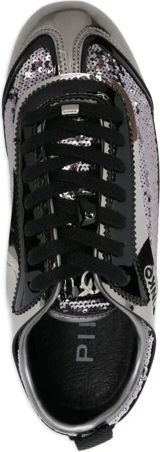 Leather Lace-Up Sneakers - Image 4