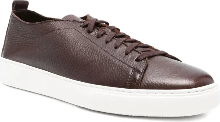 Leather Lace-Up Sneakers - Image 2