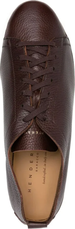 Leather Lace-Up Sneakers - Image 4