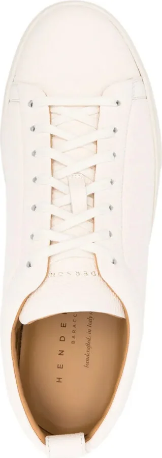 Leather Lace-Up Sneakers - Image 4