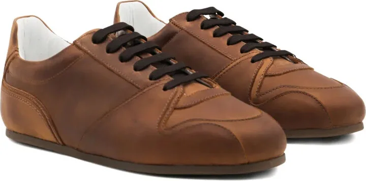 Leather Lace-Up Sneakers - Image 2