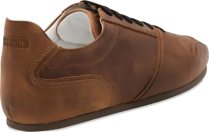 Leather Lace-Up Sneakers - Image 5