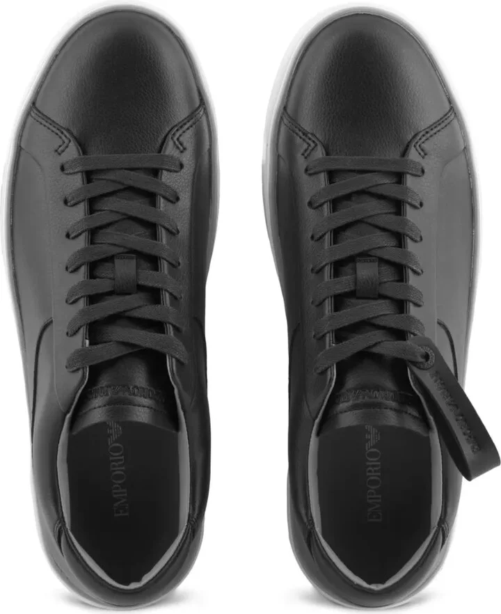 Leather Lace-Up Sneakers - Image 4