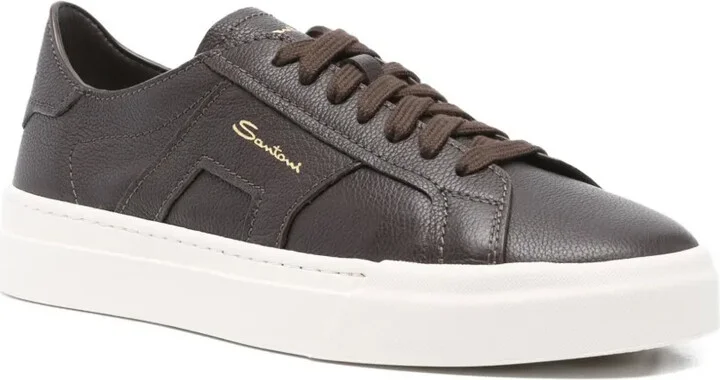 Leather Lace-Up Sneakers - Image 2