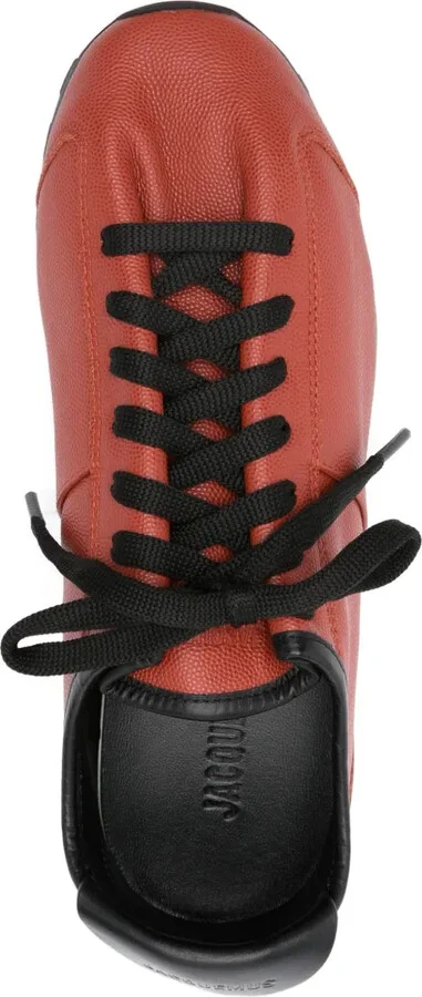 Leather Lace-Up Sneakers - Image 4