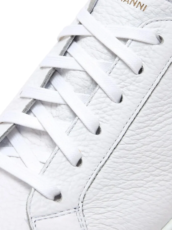 Leather Lace-Up Sneakers - Image 3