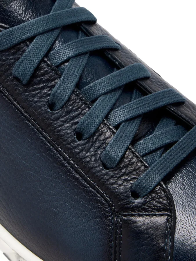 Leather Lace-Up Sneakers - Image 3
