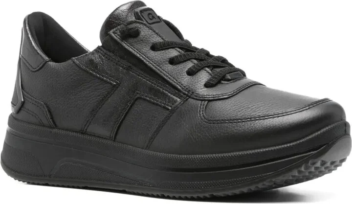 Leather Lace-Up Sneakers - Image 2