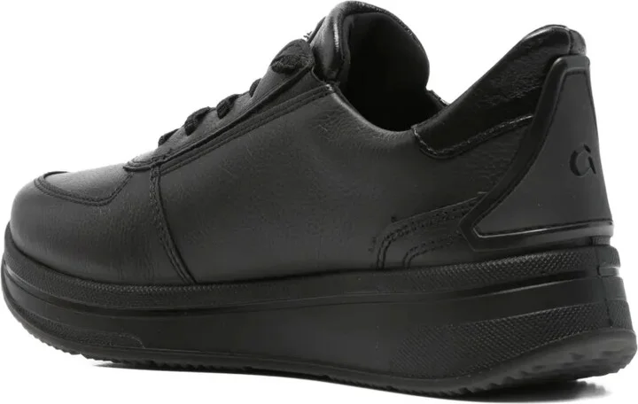 Leather Lace-Up Sneakers - Image 3