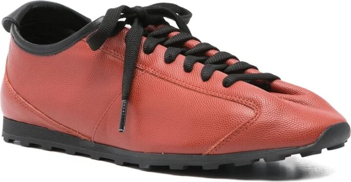 Leather Lace-Up Sneakers - Image 2